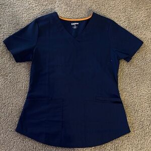 Scrubstar Women's Navy V-Neck Short Sleeve Top